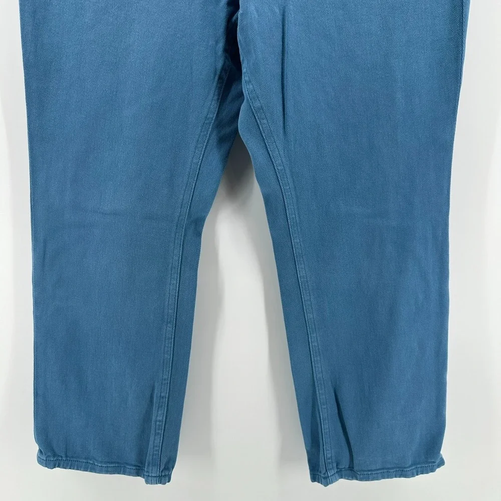 Mast & Harbour Jeans Womens 30 Blue Denim High Rise Straight Fit‎ 5-Pockets Logo